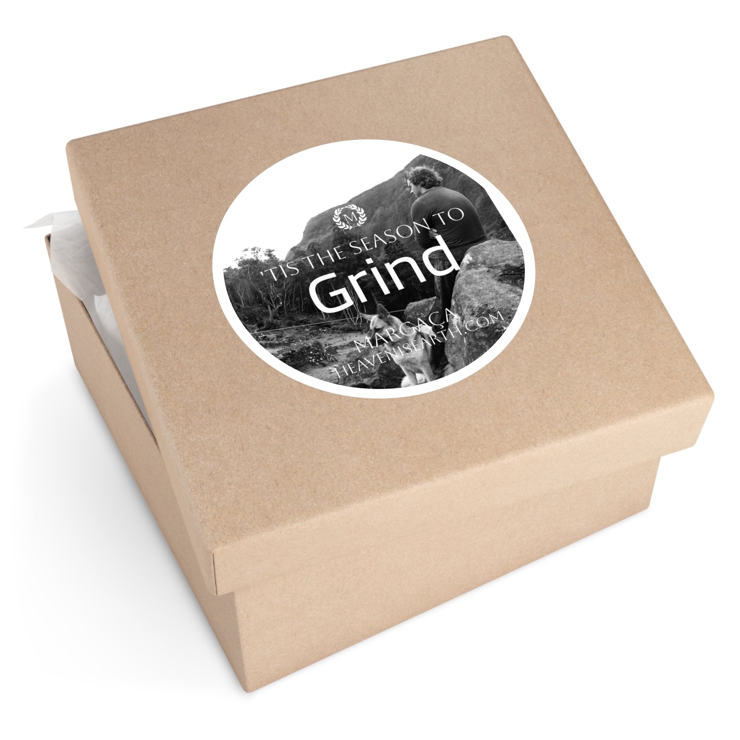 Motivational Sticker - Tis the Season To Grind