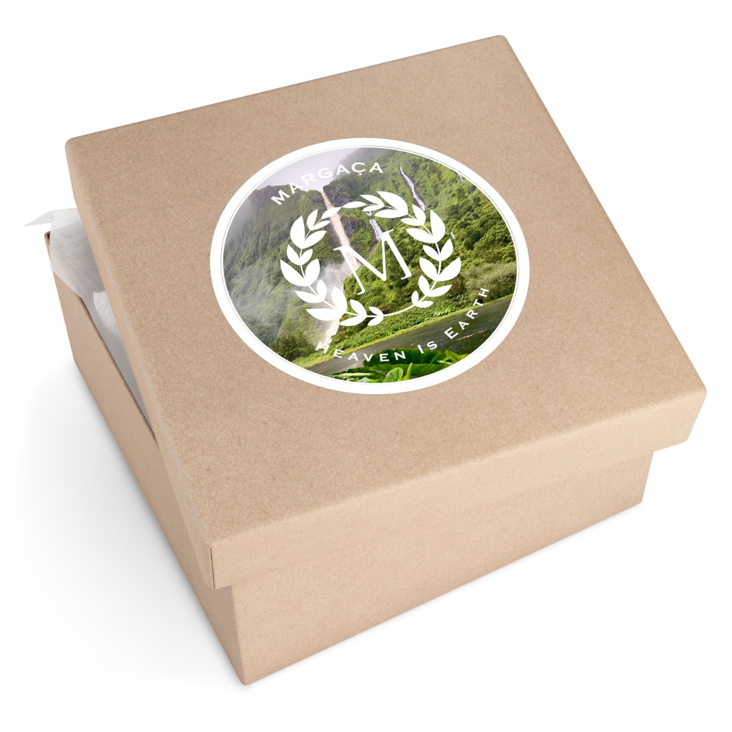 Sticker - Margaça - Heaven is Earth - Waterfalls Background