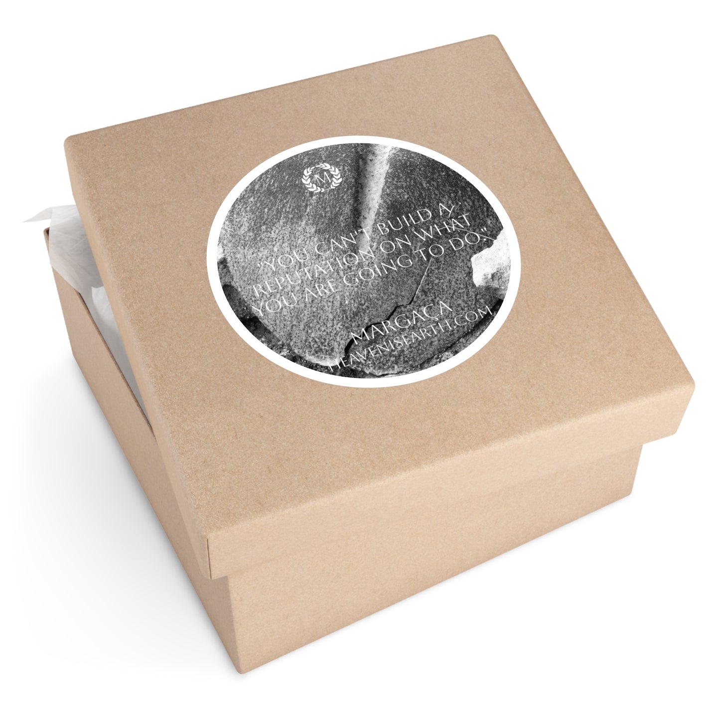 Motivational Sticker - You Can't Build a Reputation On What You Are Going To Do