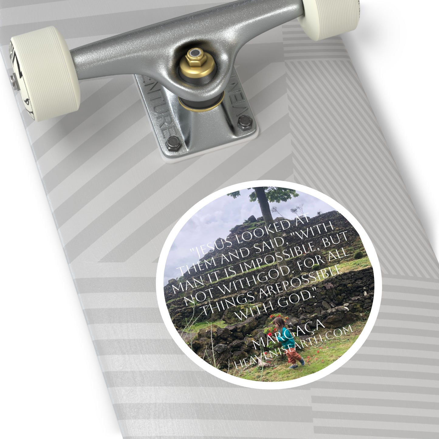 Motivational Sticker - All Things Are Possible with God