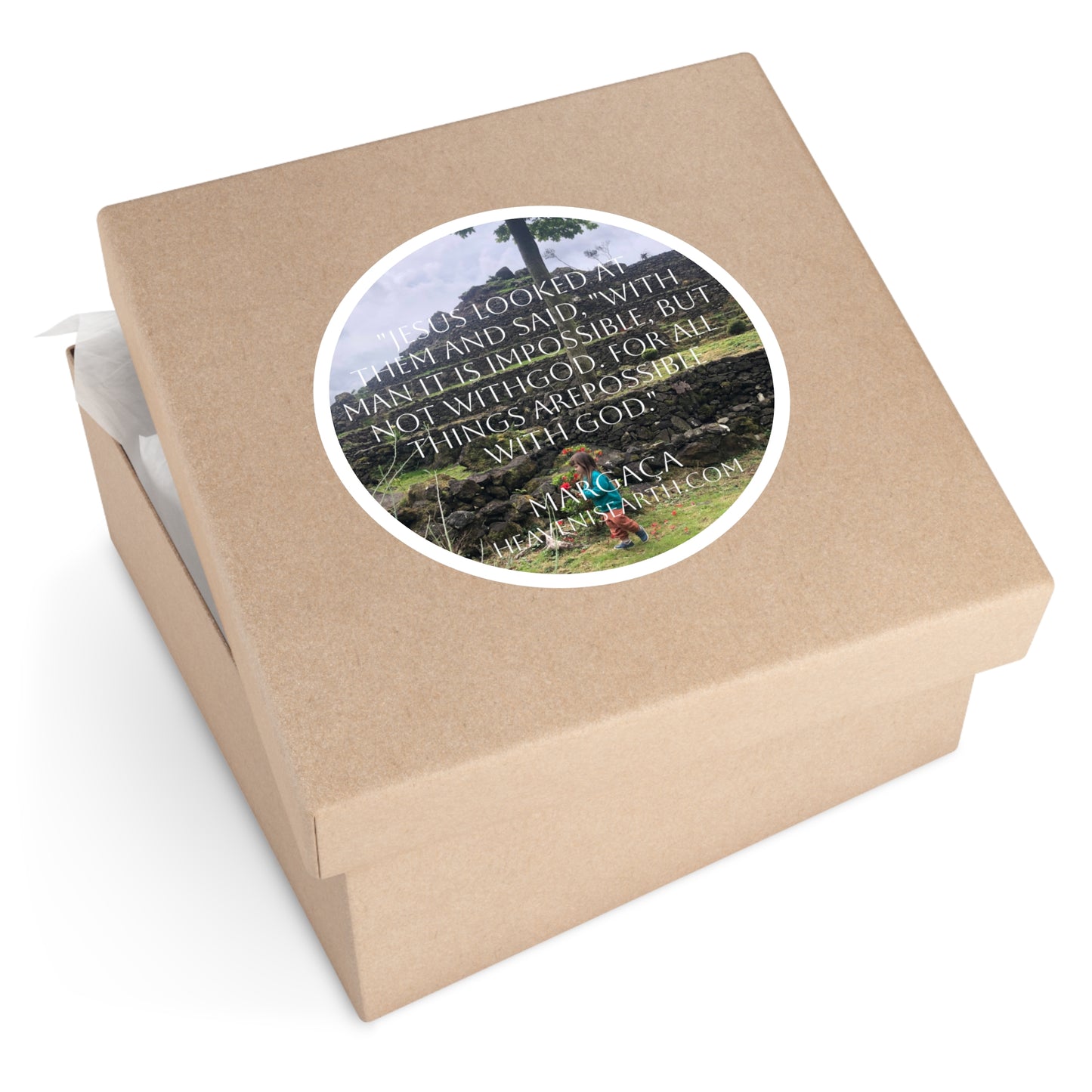 Motivational Sticker - All Things Are Possible with God