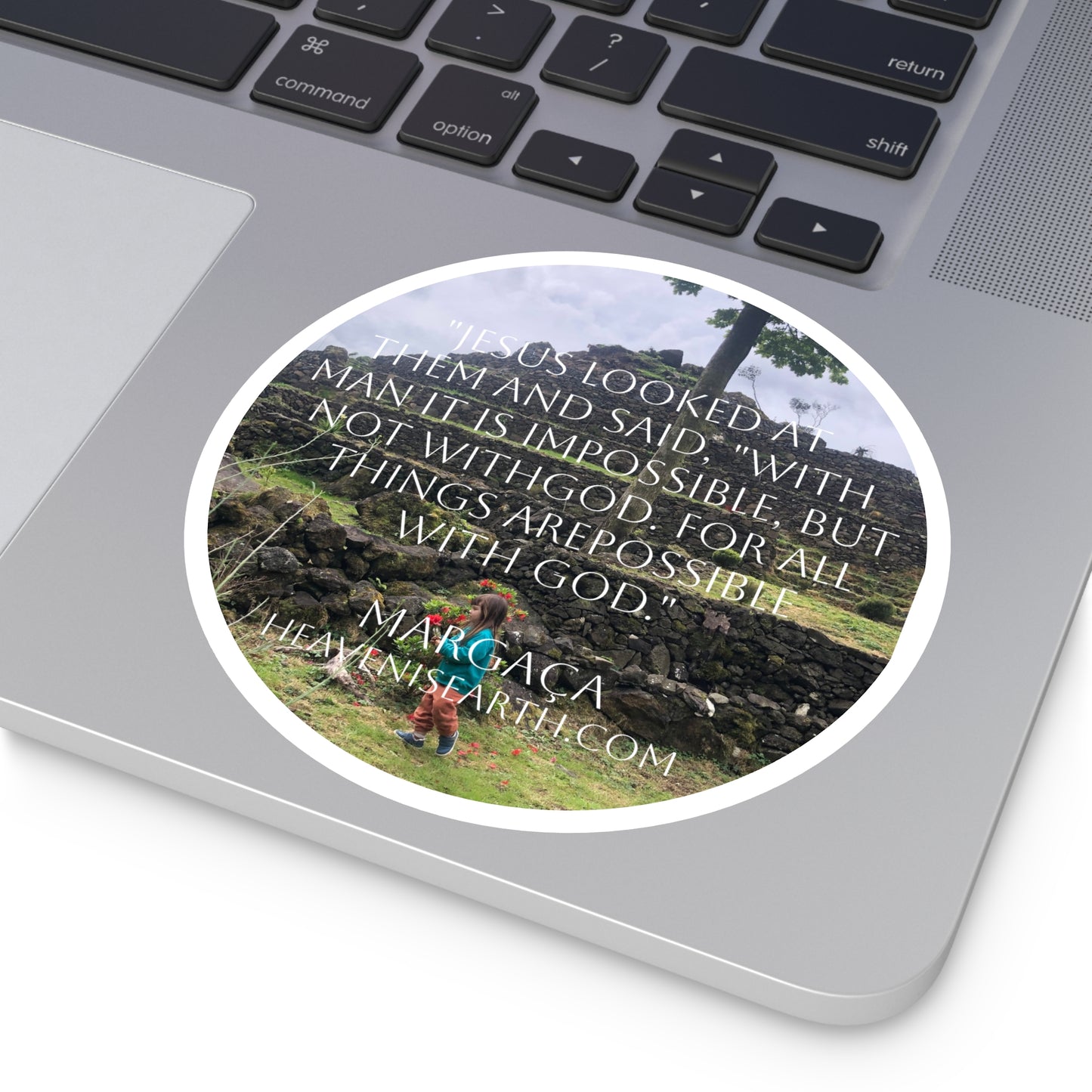 Motivational Sticker - All Things Are Possible with God