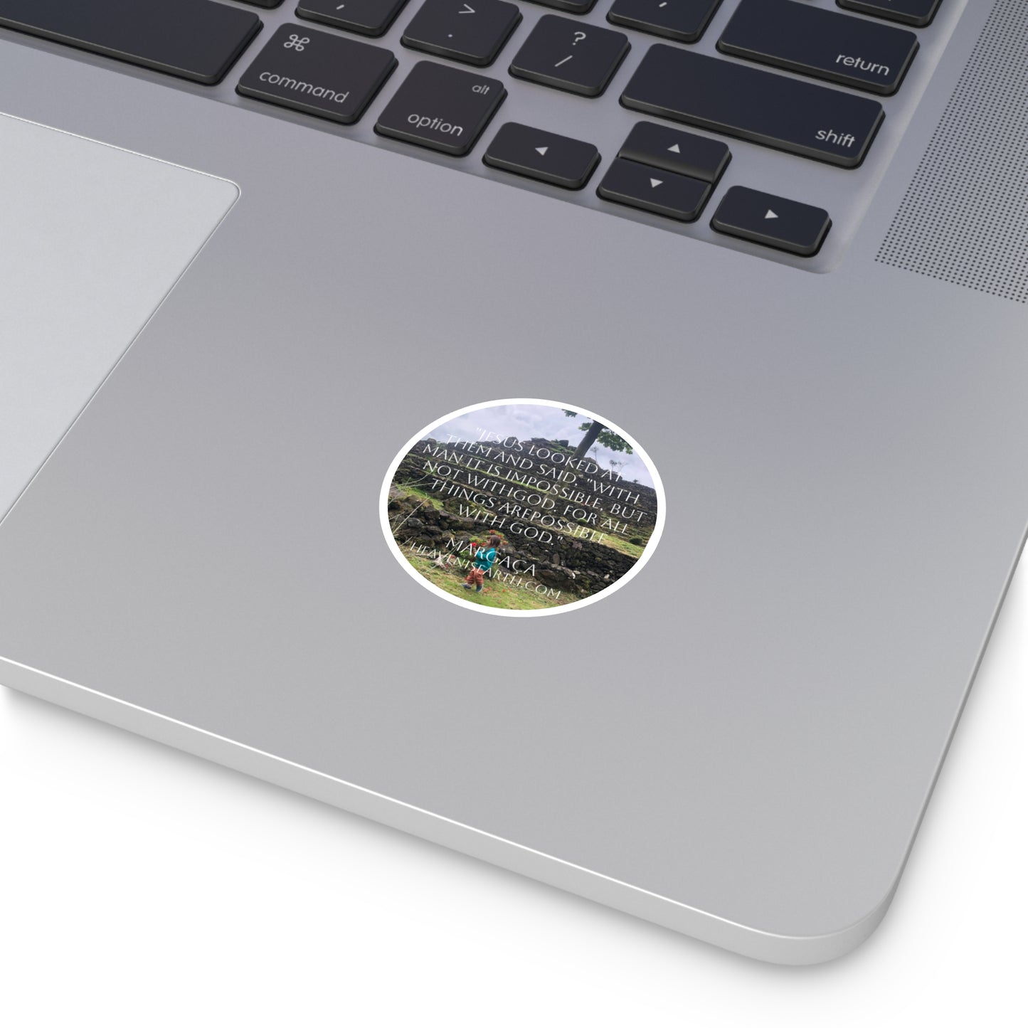 Motivational Sticker - All Things Are Possible with God