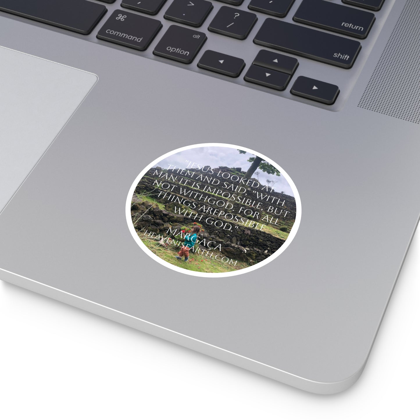 Motivational Sticker - All Things Are Possible with God