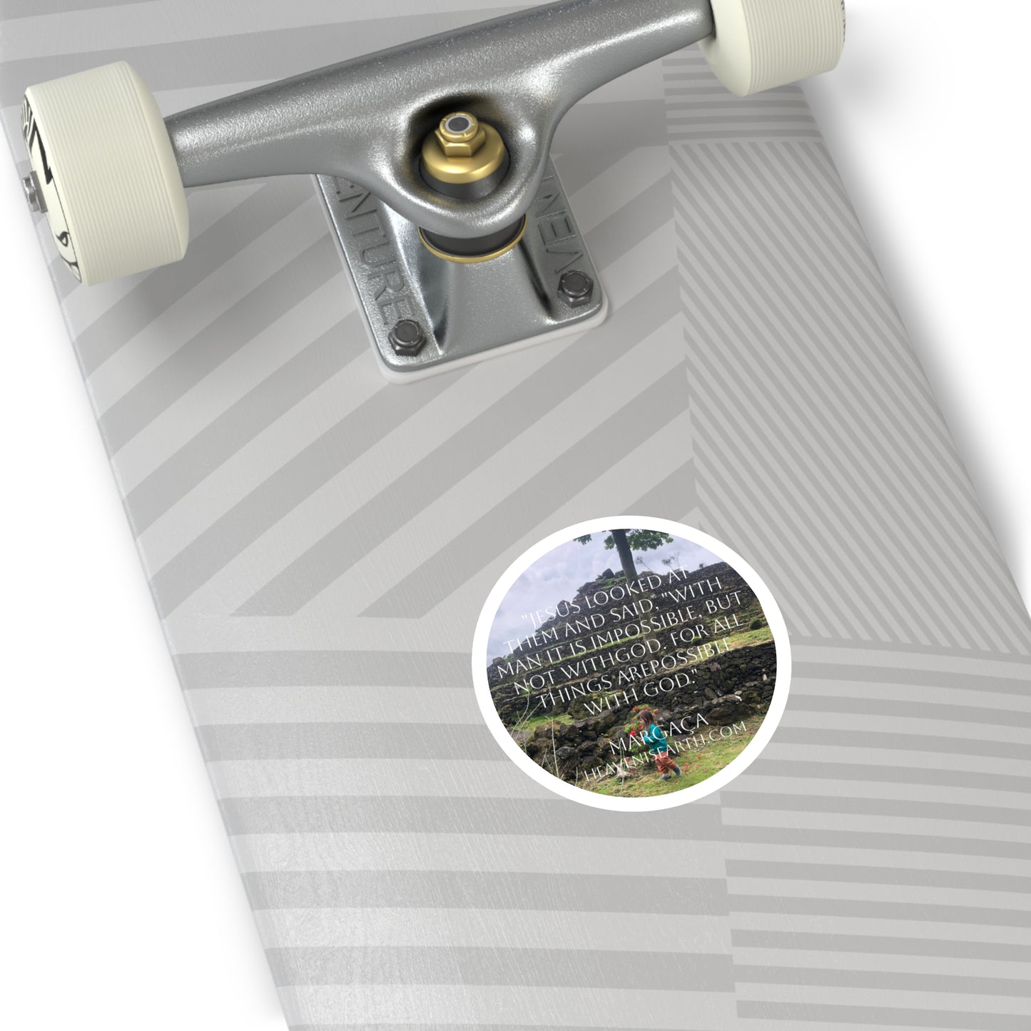 Motivational Sticker - All Things Are Possible with God