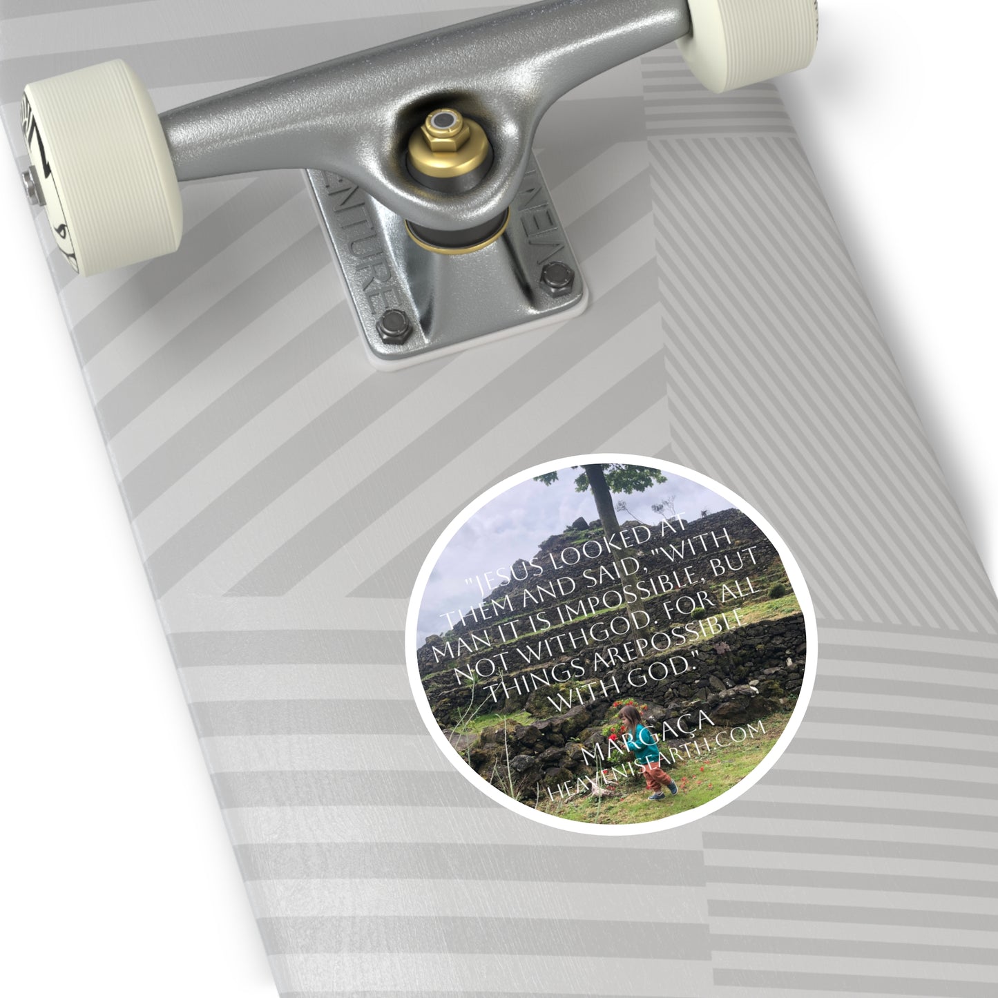 Motivational Sticker - All Things Are Possible with God